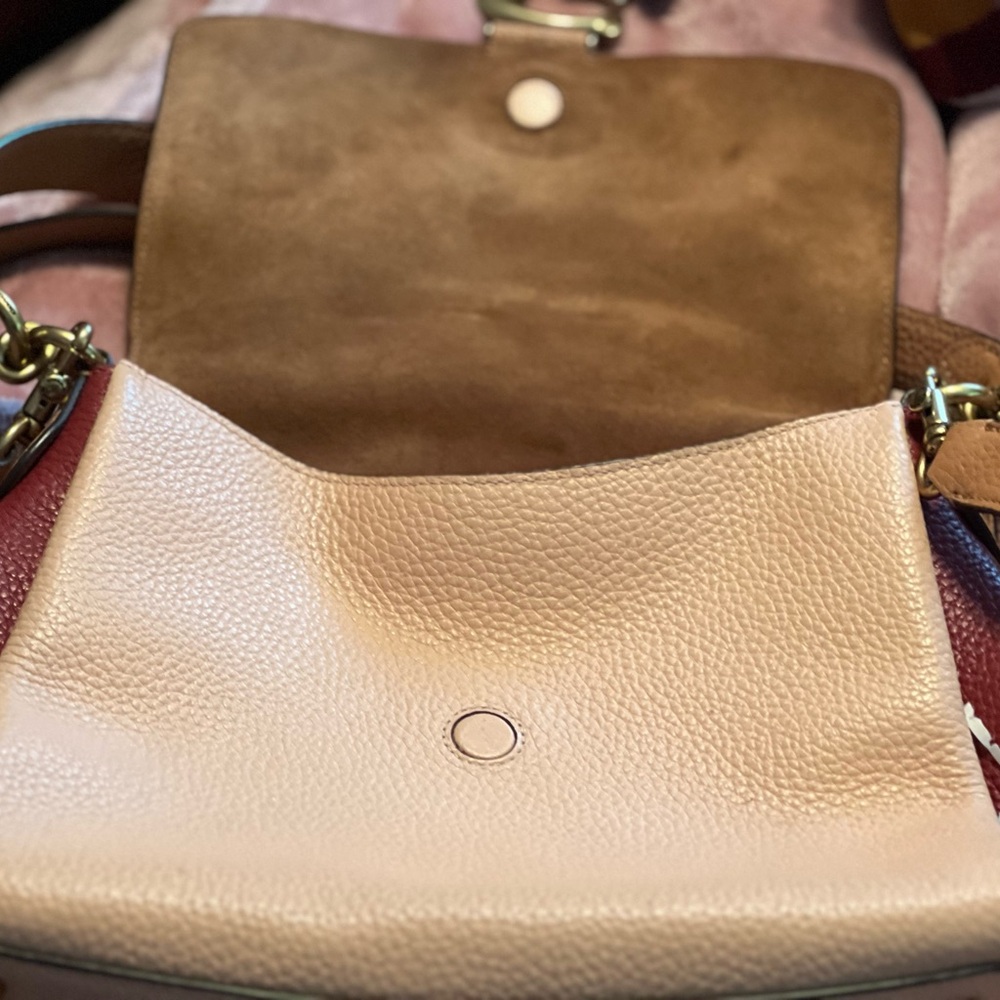 Coach color block purse. straps can be taken off I left both on so you can see - Picture 10 of 11
